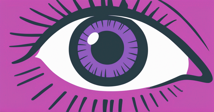 Close up image of an eye and iris to exemplify the Lost in Your Iris video trend. 