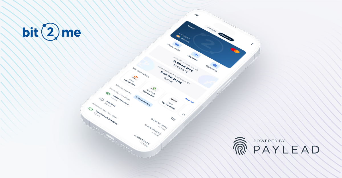 Bit2Me s'associe à PayLead pour lancer son programme de récompenses automatiques d'actifs crypto