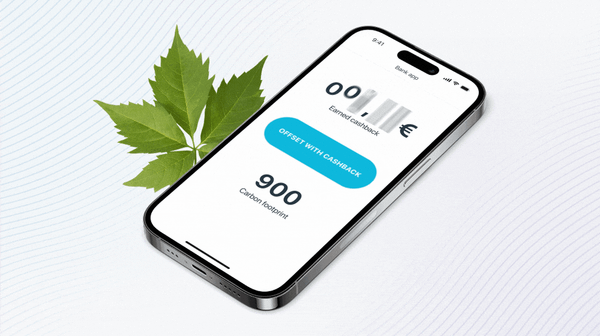 Compensar las huellas de carbono con el cashback