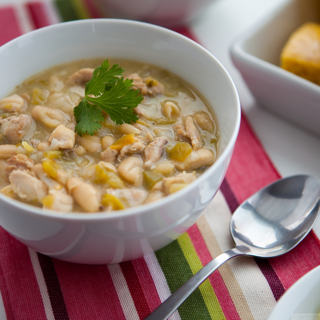 Slow Cooker White Chicken Chili