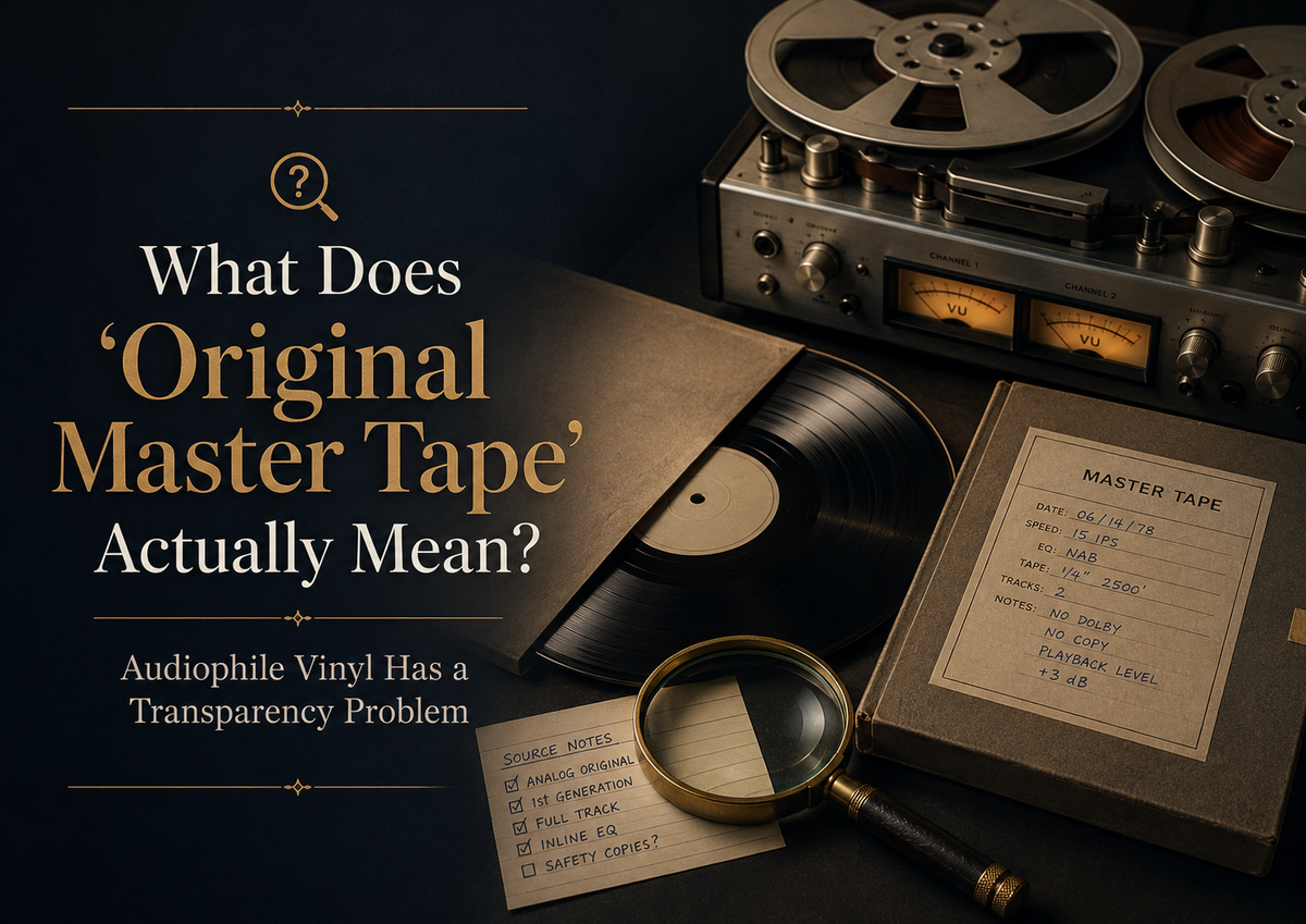 What Does “Original Master Tape” Actually Mean? Audiophile Vinyl Has a Transparency Problem