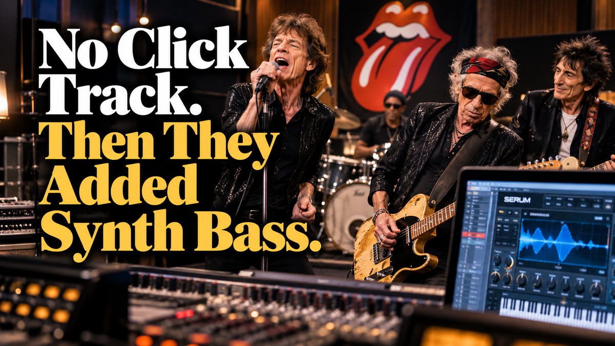 The Rolling Stones Recorded Without a Click Track. Then Their Producer Added Synth Bass.