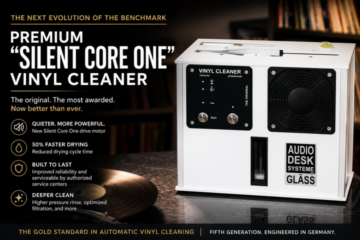 AudioDesk Systeme Launches the Premium “Silent Core One” Vinyl Cleaner