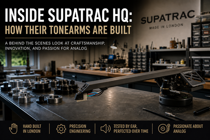 Inside SUPATRAC HQ: A Rare Look at How These Tonearms Are Built