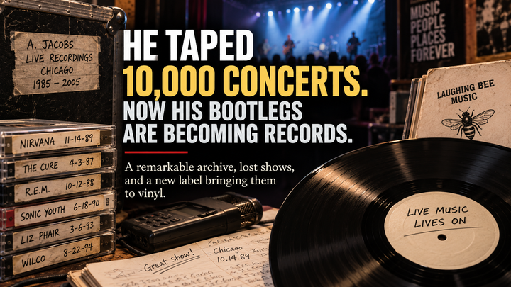 He Taped 10,000 Concerts. Now His Bootlegs Are Becoming Records.