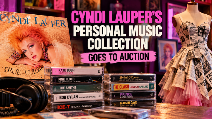 Cyndi Lauper Is Auctioning Her Personal Music Collection. Here's What's Inside.
