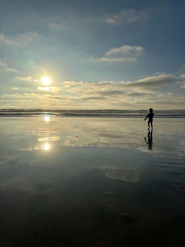 Little Girl By the Shore