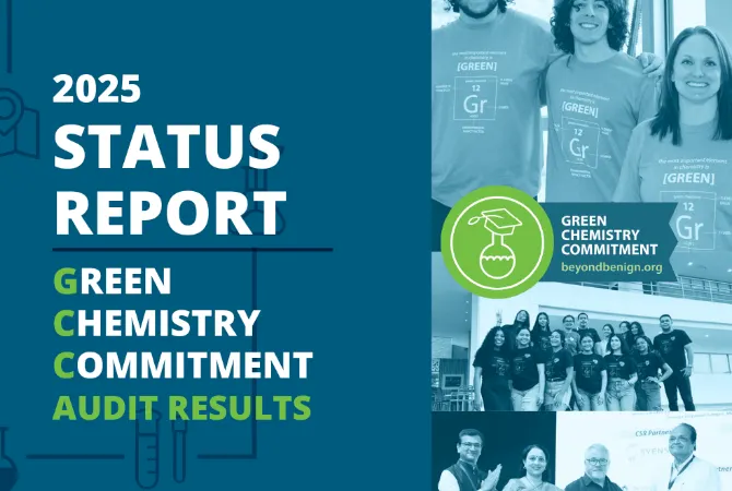 Green Chemistry Commitment Releases 2025 Status Report