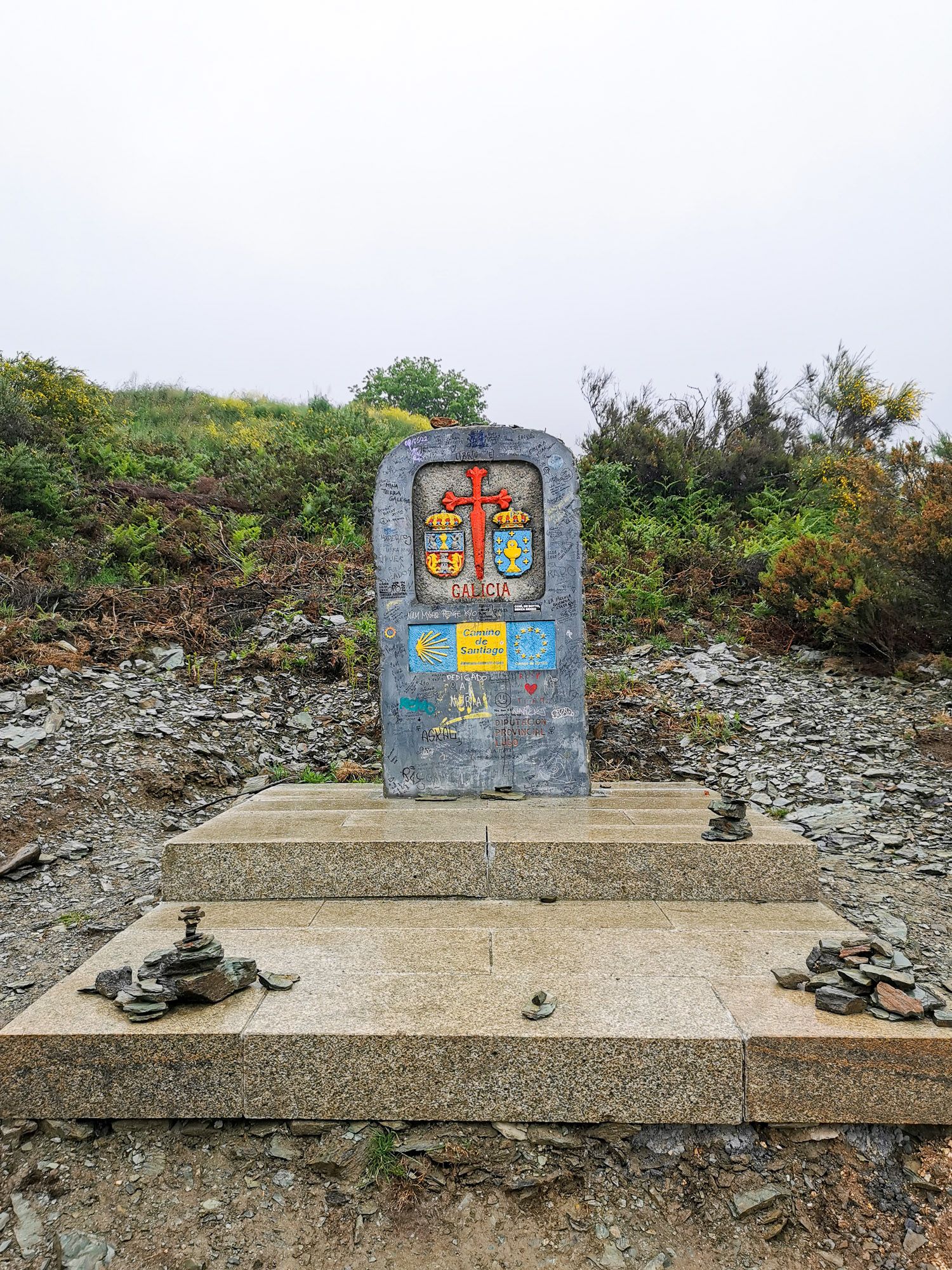 แท่นหินบอกเขตการข้ามแคว้นกาลิเซีย