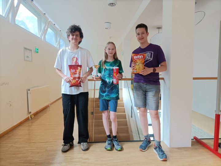 Eine Siegerehrung zum Abschluss