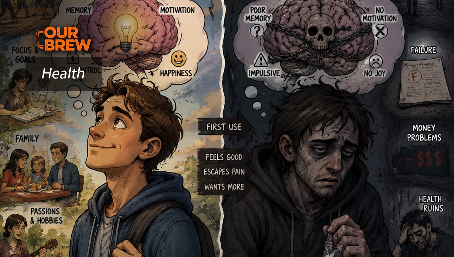 What Addiction Does to the Brain