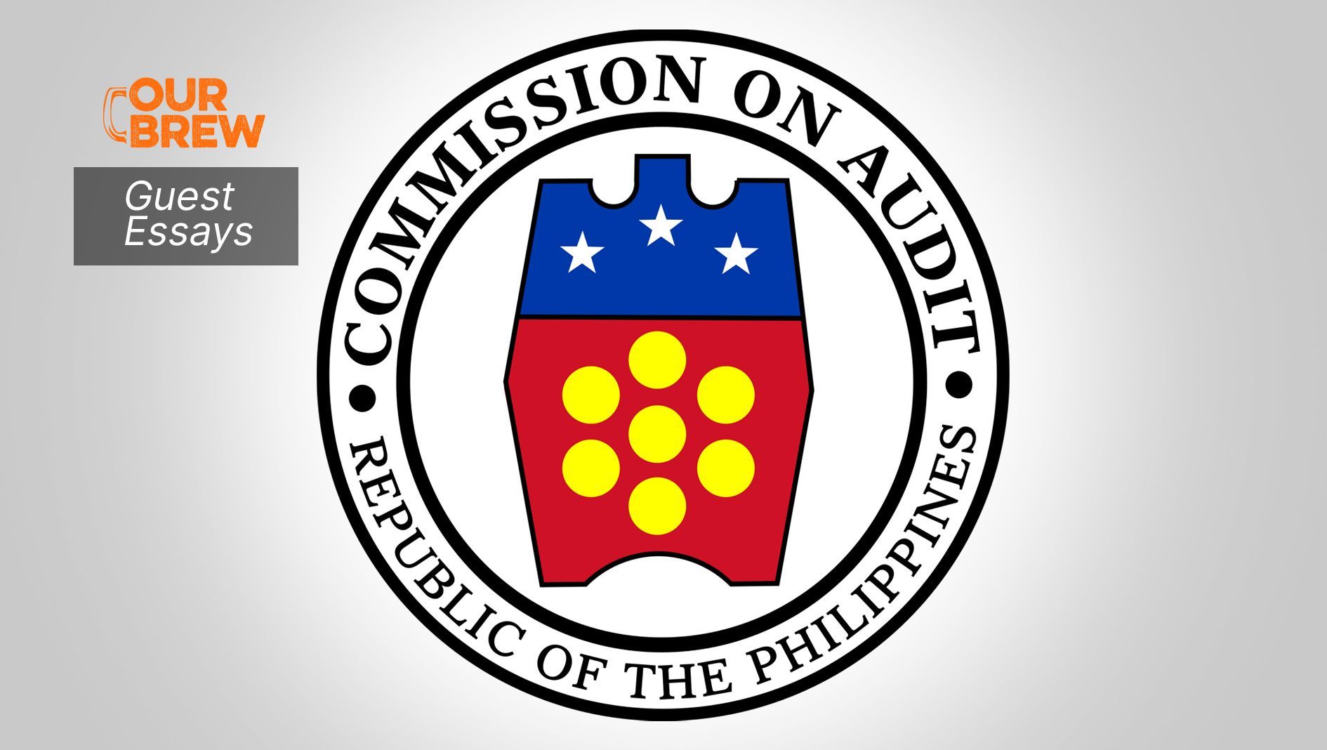 Dapat Pasalamatan ang COA