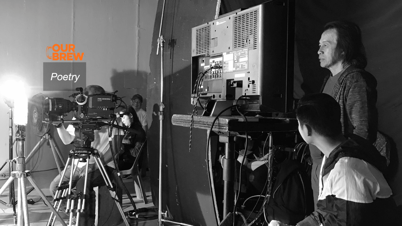 A Pause during the Shooting of a Commercial