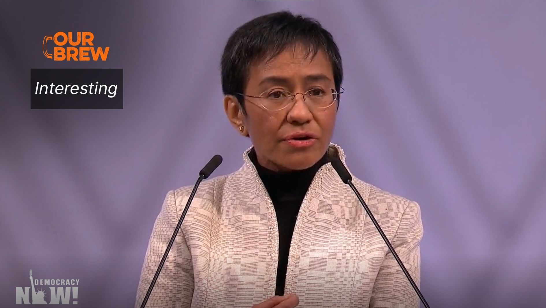 “Hold the Line”: Watch Filipina Journalist Maria Ressa’s Full Nobel Peace Prize Acceptance Speech