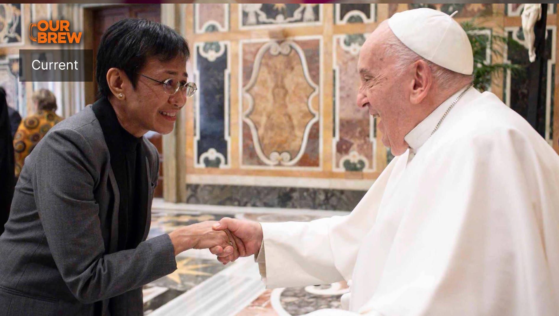 Nobel Laureate Maria Ressa Remembers Pope Francis for Progressive Views & Embracing the Global South