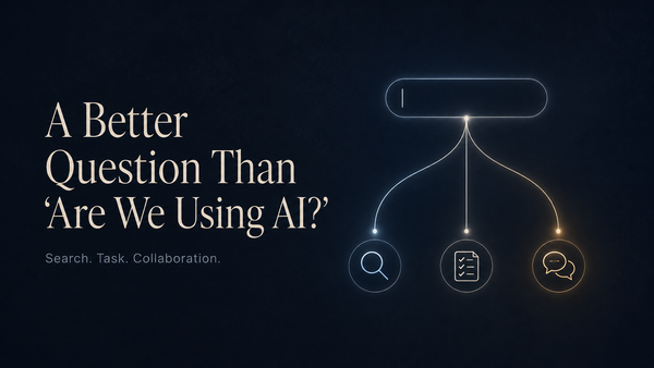 A Better Question Than “Are We Using AI?”