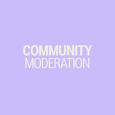 On Community Moderation