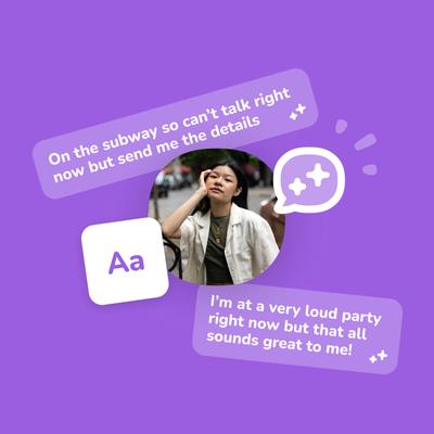 speak up with your custom voice