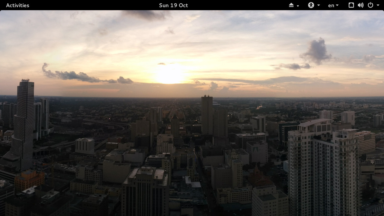 Beautiful Gnome Desktop