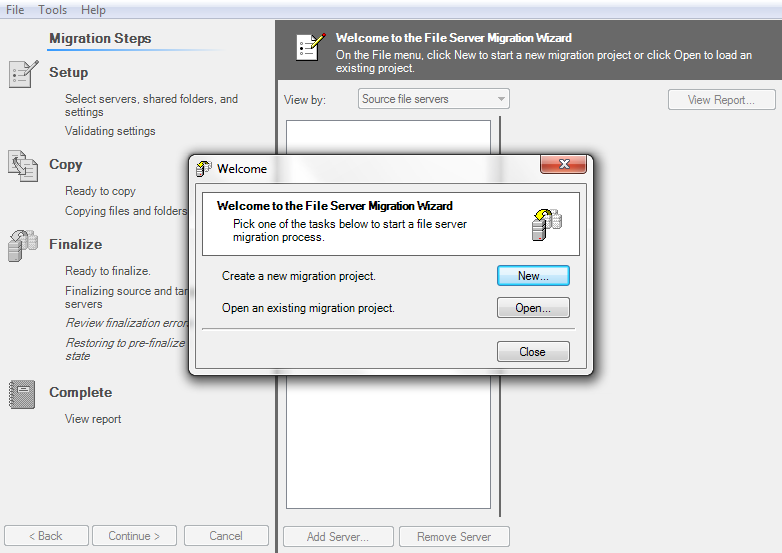 File Server Migration Wizard