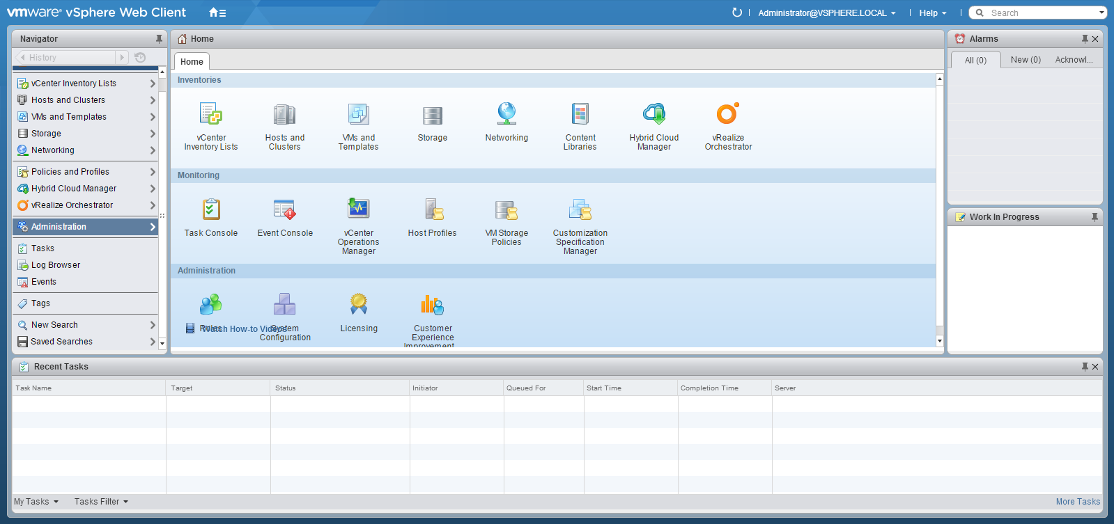 VMware Webclient