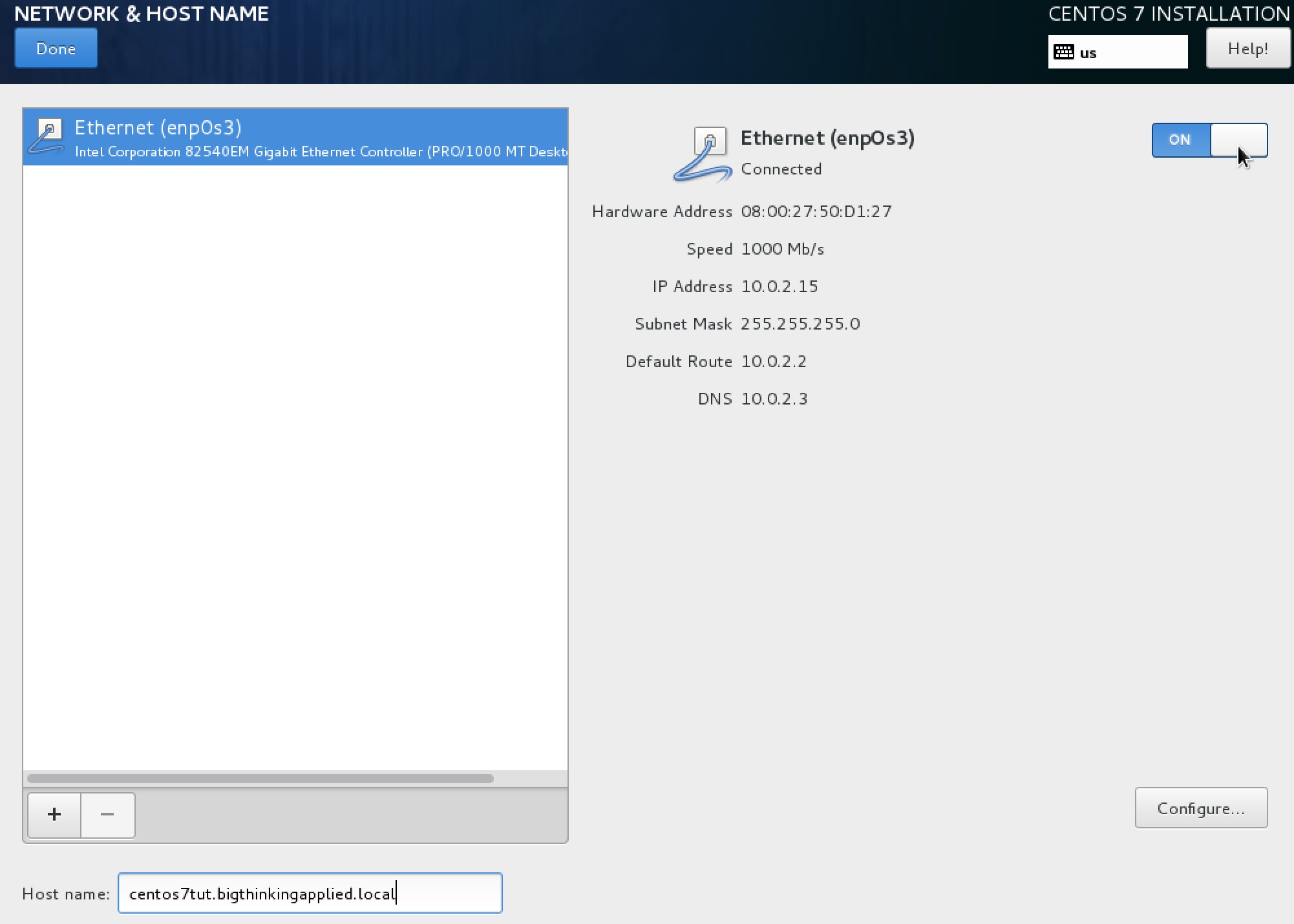 Network Configuration