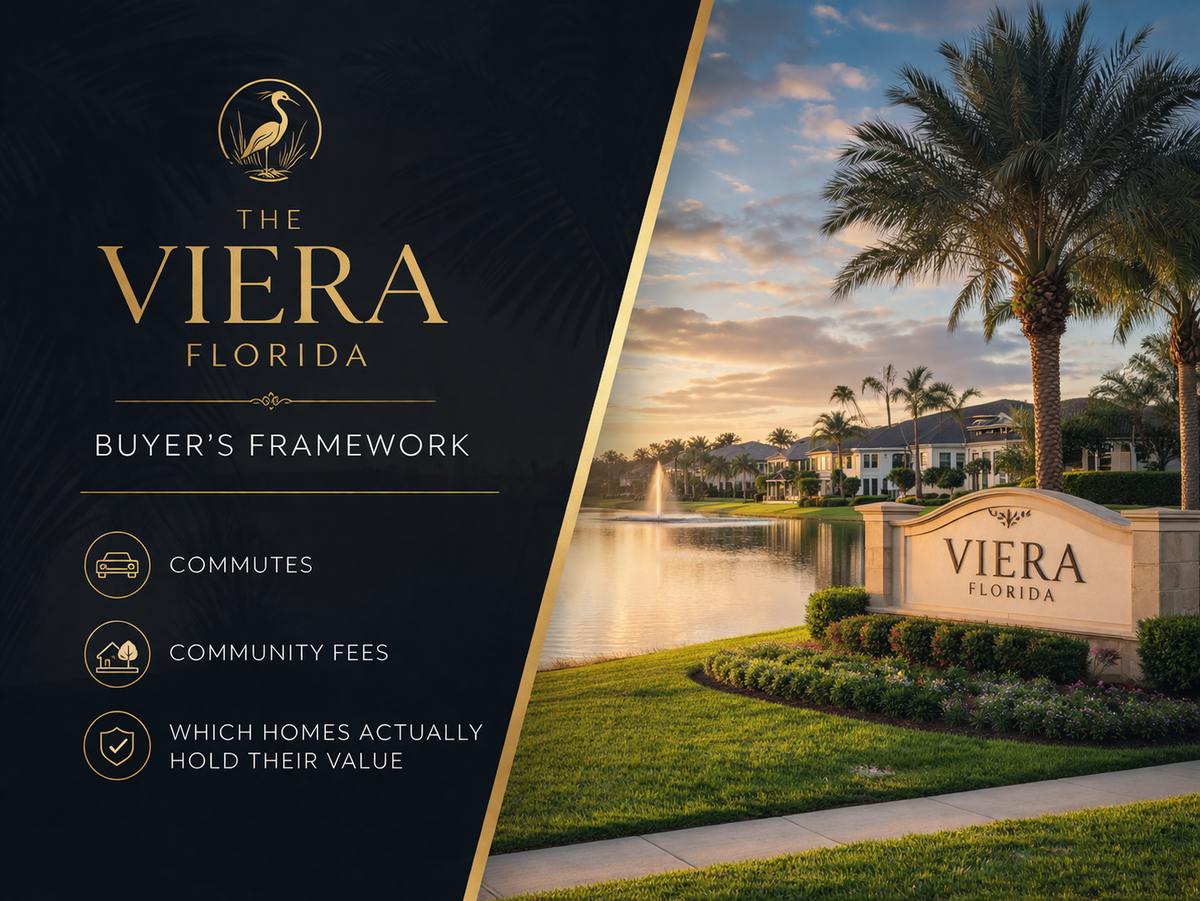 The Viera Florida Buyer's Framework: Commutes, Community Fees, and Which Homes Actually Hold Their Value