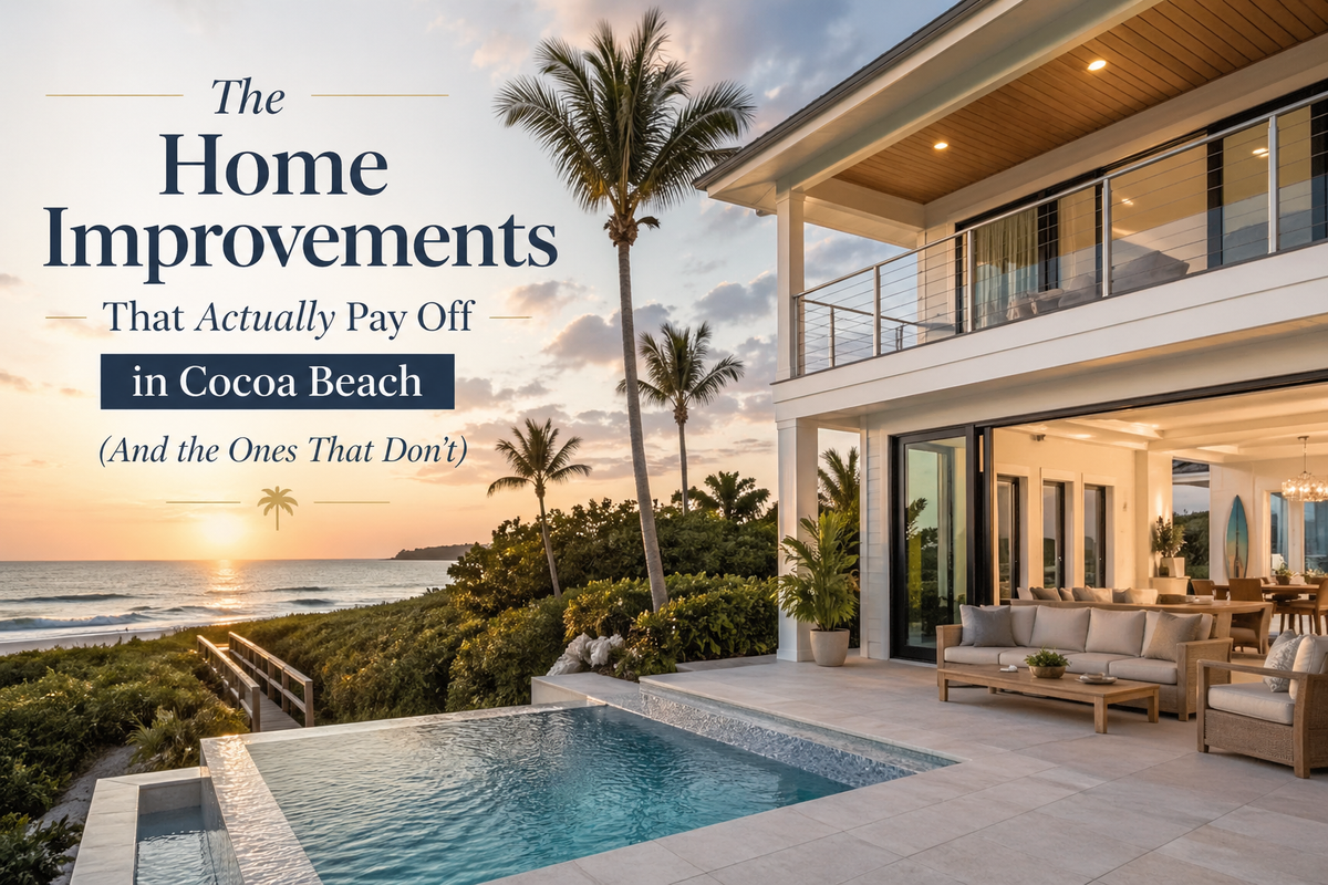 The Home Improvements That Actually Pay Off in Cocoa Beach (And the Ones That Don't)