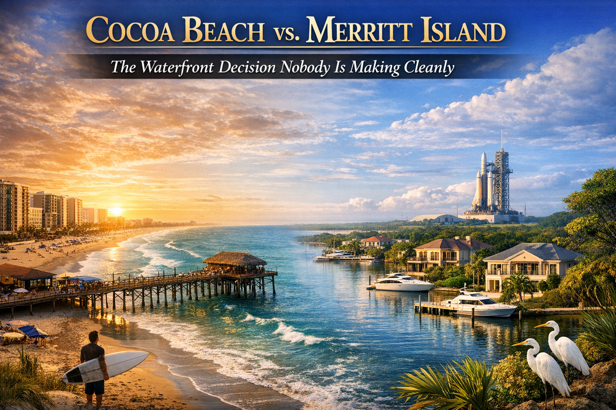 Cocoa Beach vs. Merritt Island: The Waterfront Decision Nobody Is Making Cleanly