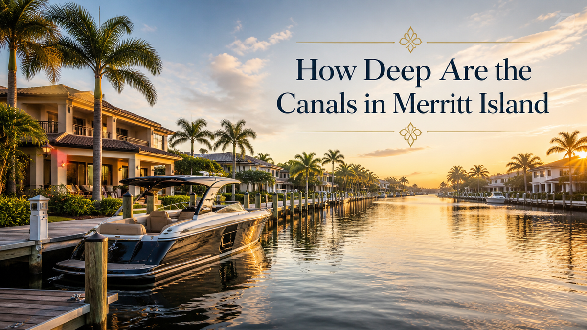 How Deep Are the Canals in Merritt Island? Trusted Realtor, Carrie Liotta