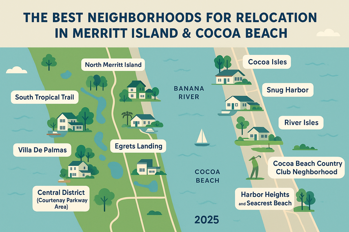 Best Neighborhoods for Relocation in Merritt Island & Cocoa Beach (2025 Guide)
