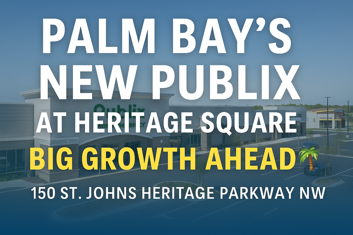 New Publix at Heritage Square Brings Growth to Palm Bay, Florida