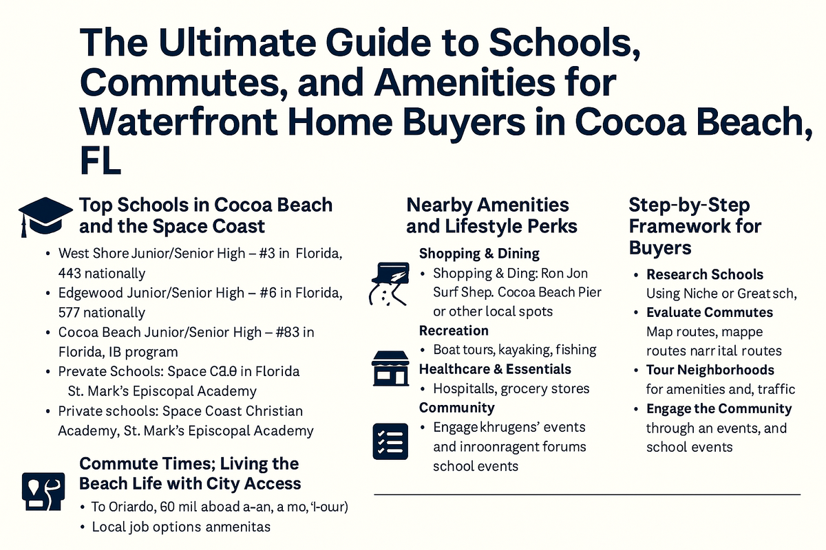 Guide to Schools, Commutes, & Waterfront Homes in Cocoa Beach