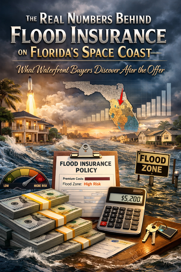 The Real Numbers Behind Flood Insurance on Florida's Space Coast—What Waterfront Buyers Discover After the Offer