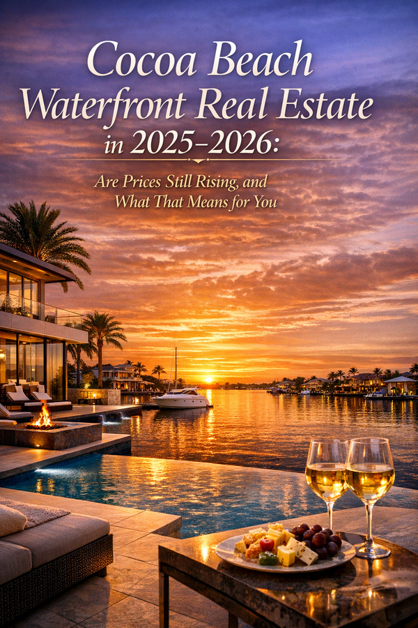 Cocoa Beach Waterfront Real Estate in 2026: Are Prices Still Rising, and What That Means for You | Trusted Realtor, Carrie Liotta