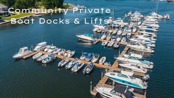 Are there communities with boat lifts and private docks?