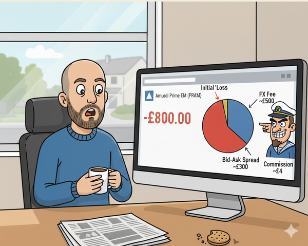 The Case of the Vanishing £800: Why Your New Investment Just Slapped You in the Face
