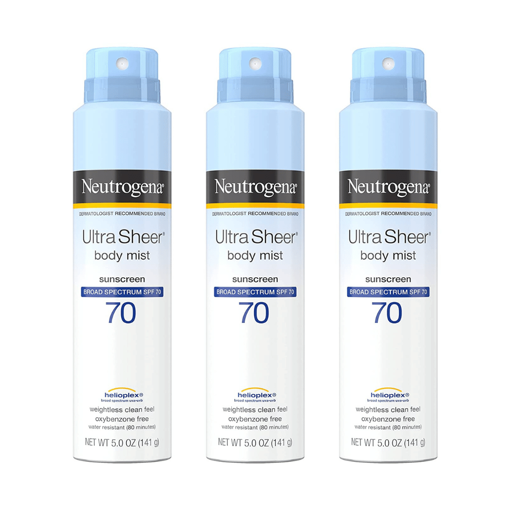 sunscreen face mists