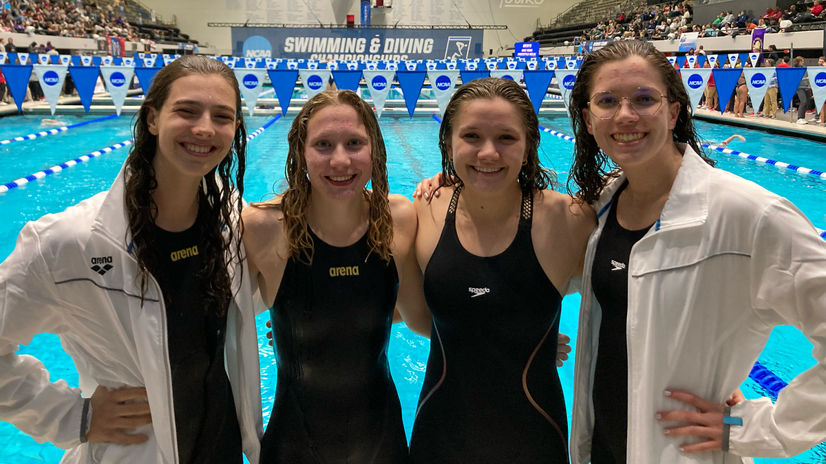 Freshman swimmer earns All-American honors at NCAA championships