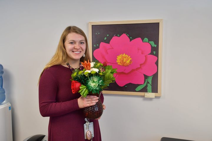 Campus Clinic displays student’s artwork
