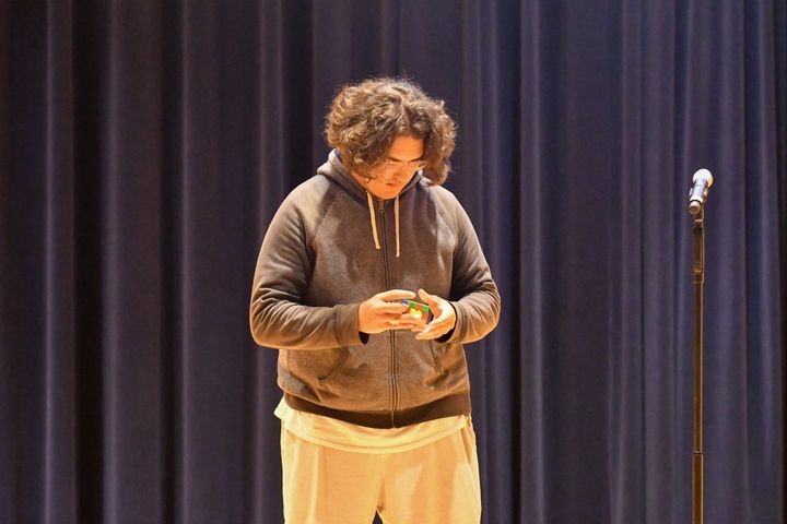 Freshman competitive cuber's race against the clock