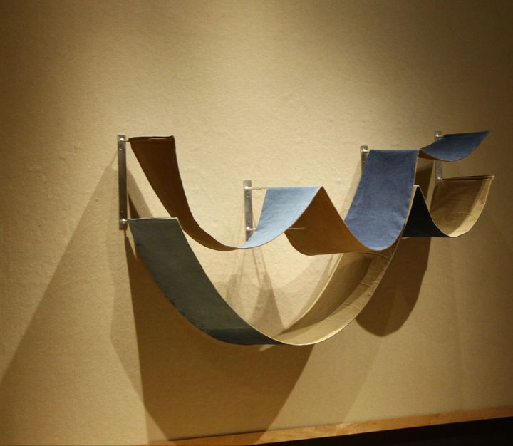 Artist uses fabric to imitate nature