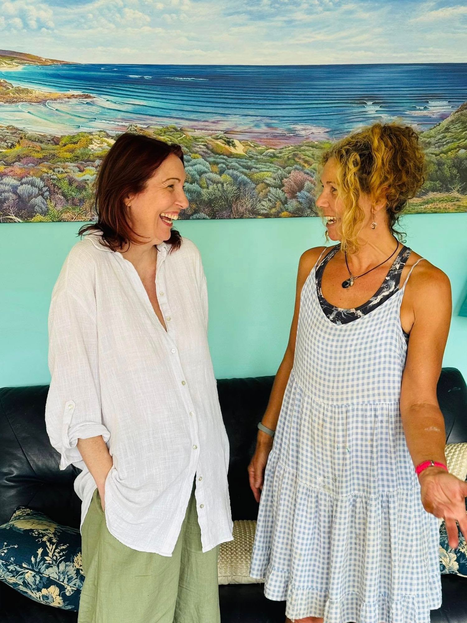 A Meeting Of Two Artists
