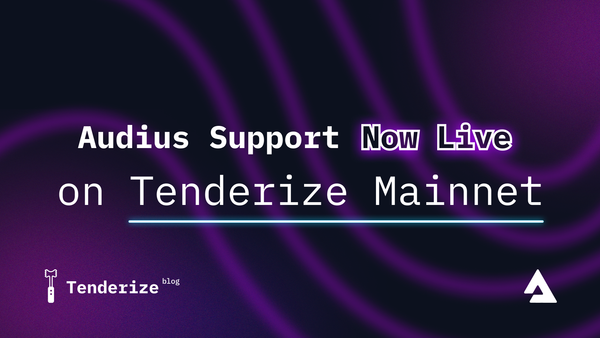 Audius Support Now Live on Tenderize Mainnet!