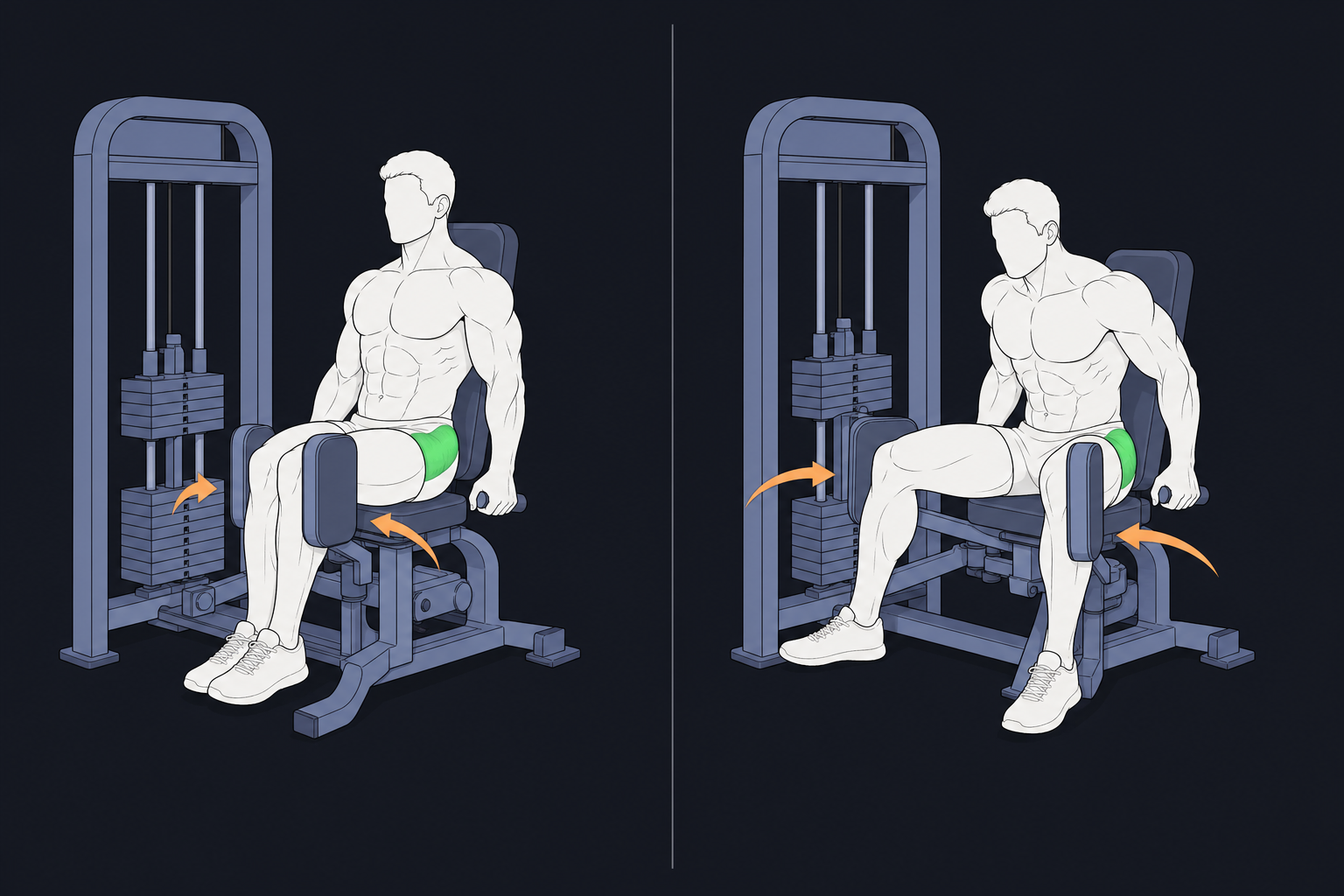 5. Hip Abduction — start and finish position