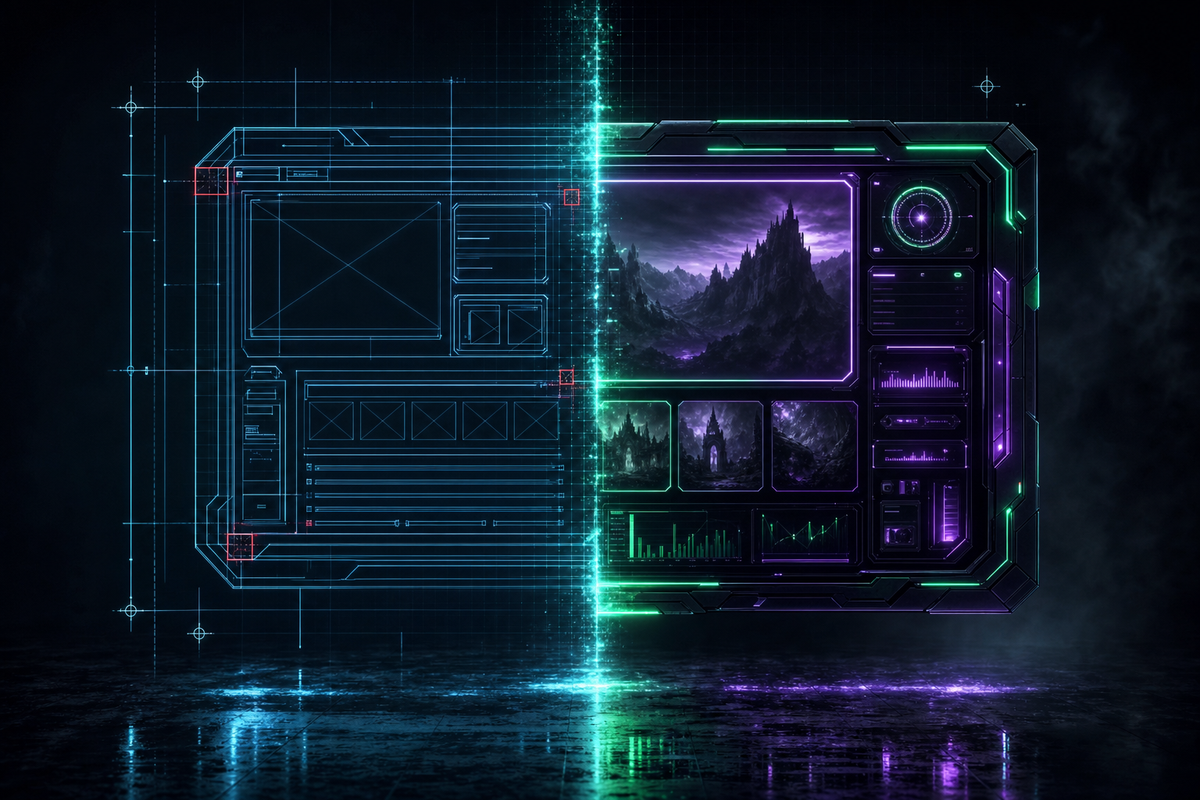 Design spec to UI — AI