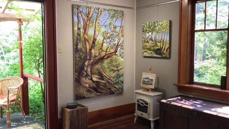 Trees As We Breathe at the Terrill Welch Gallery - YouTube