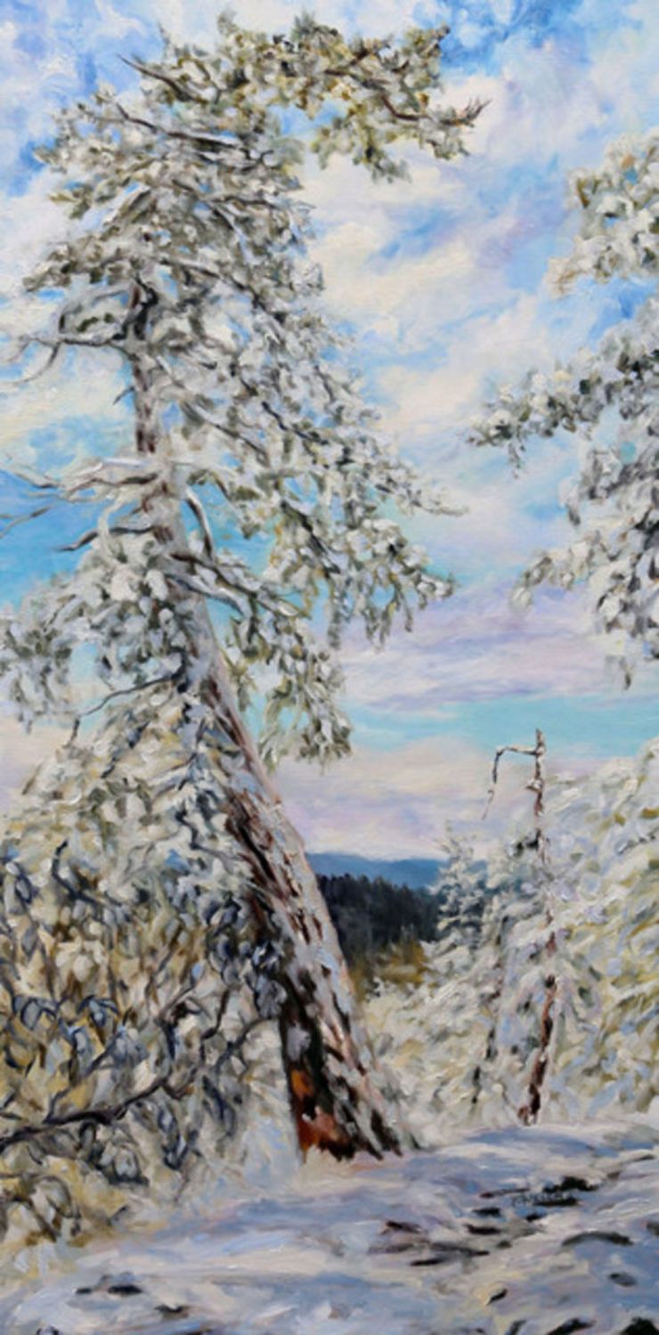 Terrill Welch | Winter with the Old Fir on the Ridge (2014) | Available for Sale | Artsy