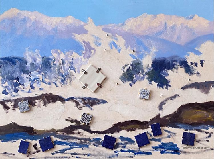 Terrill Welch by herself - issue #15 Sea and Seals and Evening with Tree of Life Paintings