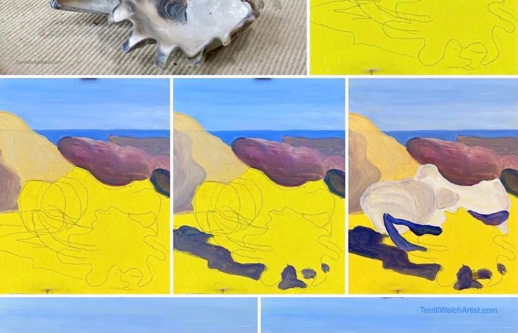 Terrill Welch by herself - issue #28 Paintbrush In Hand and Elbows Up